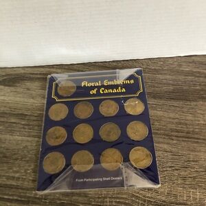 Vtg Shell Canada Collectors Coin Set